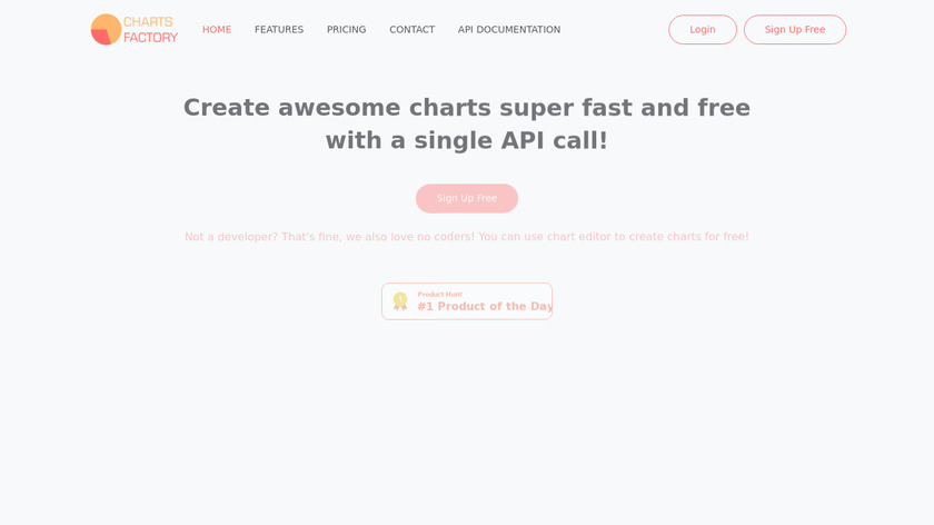 Charts Factory Landing Page