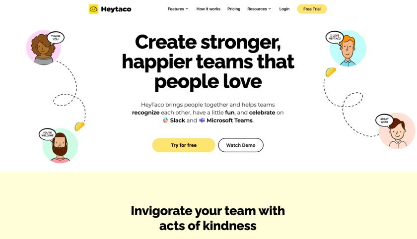 HeyTaco! Landing Page