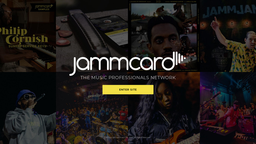 Jammcard Landing Page