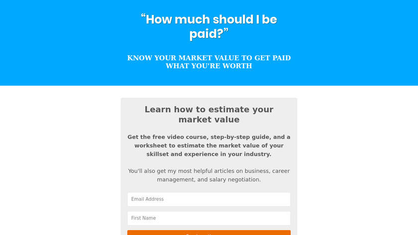 Fearless Salary Negotiation Landing Page
