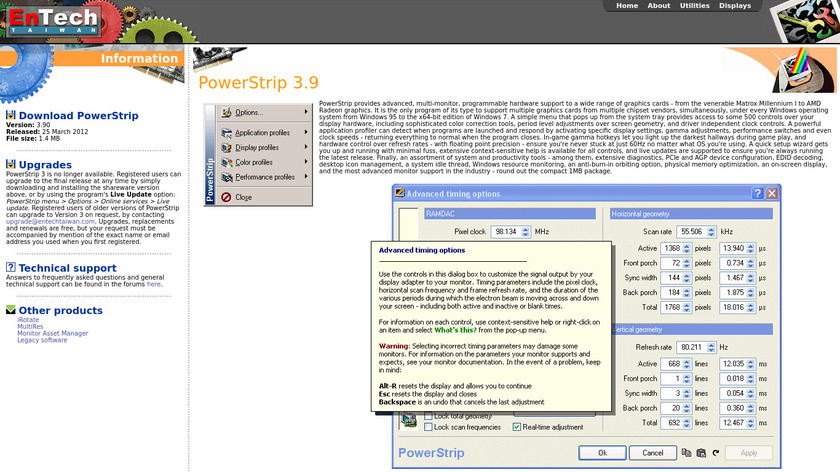 PowerStrip Landing Page