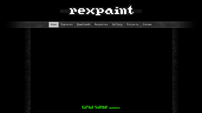 REXPaint Landing Page
