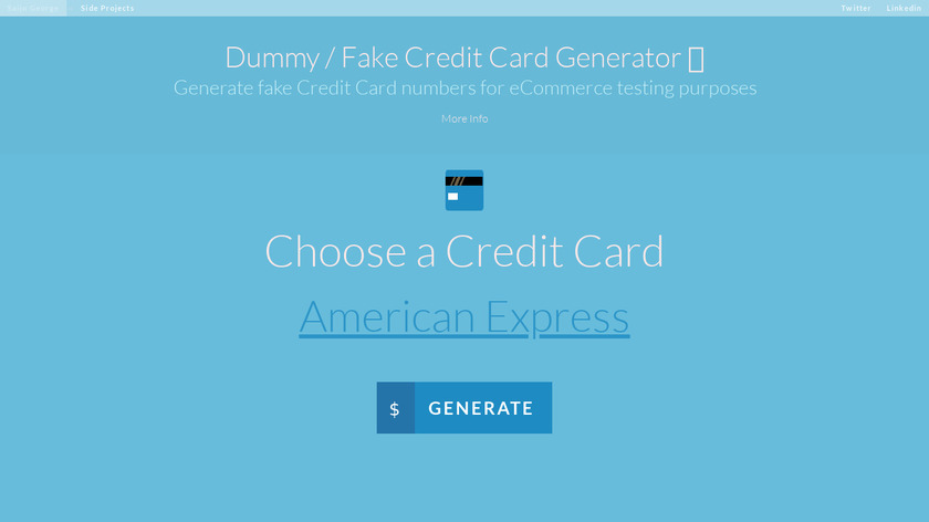 credit card fake generator