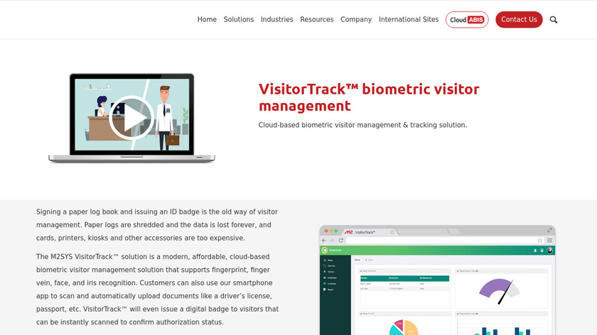 VisitorTrack Landing Page