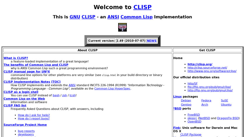 CLISP Landing Page