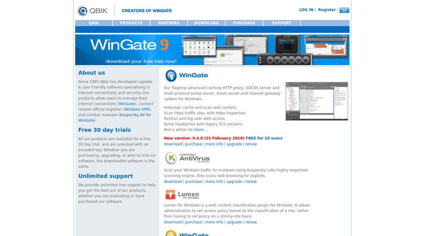 WinGate Landing Page