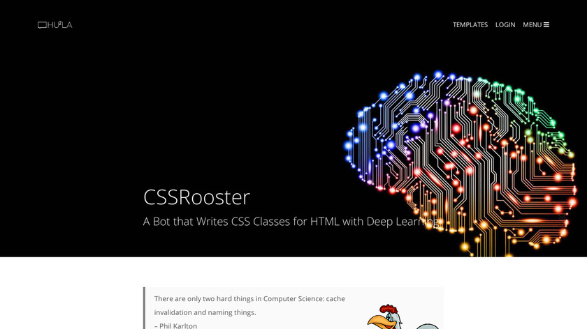 CSSRooster Landing Page