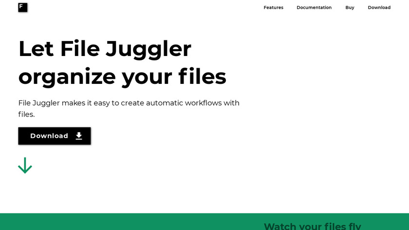 File Juggler Landing Page