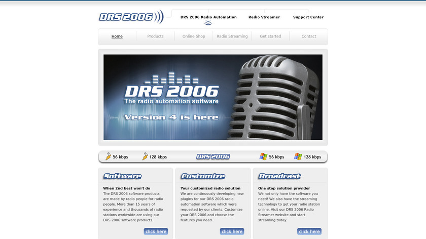 DRS 2006 Landing Page