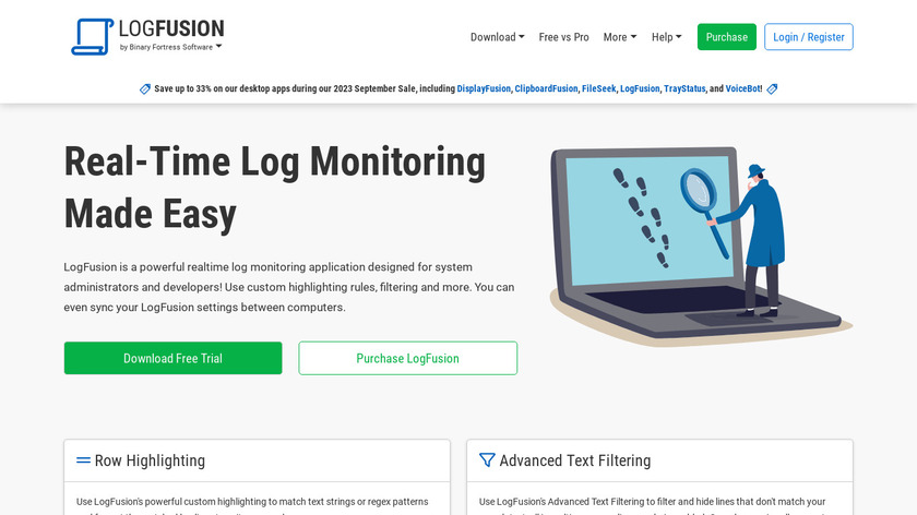 LogFusion Landing Page