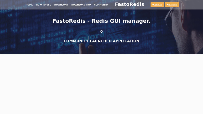 FastoRedis Landing Page