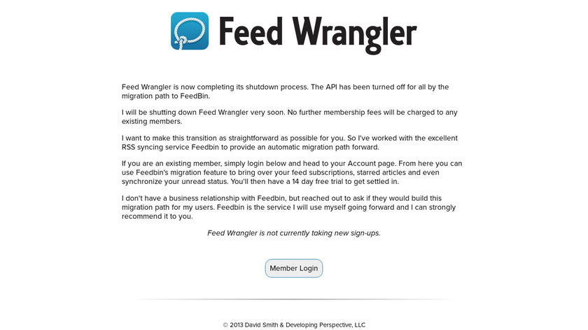 Feedbin VS Feed Wrangler - compare differences & reviews?