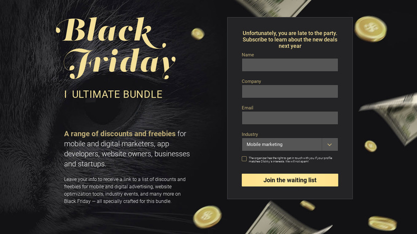 The Ultimate Black Friday Bundle Landing Page