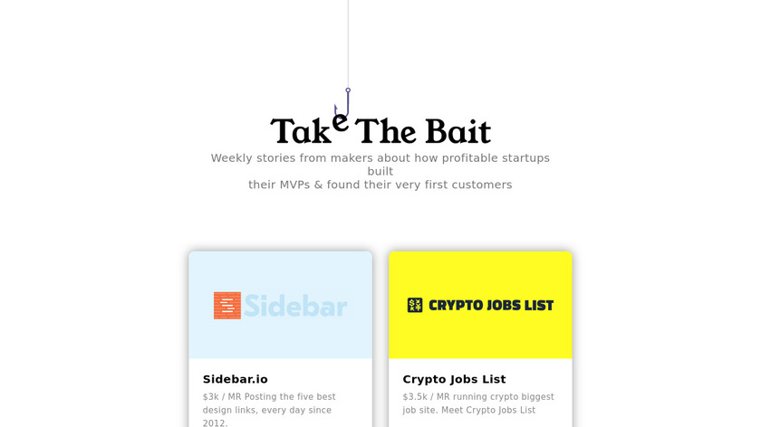 Take The Bait Landing Page