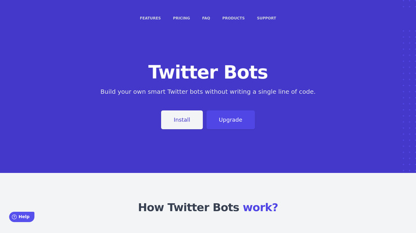 Twitter Bots Landing Page