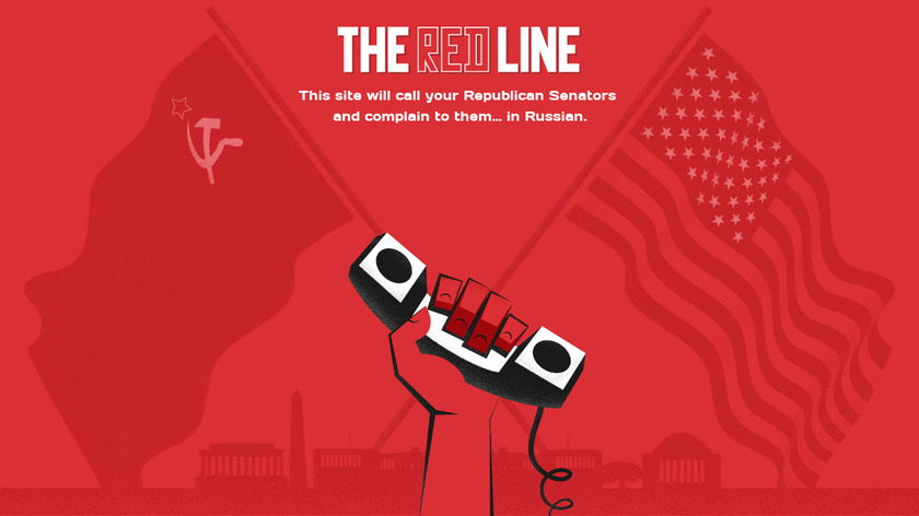 The Red Line Landing Page