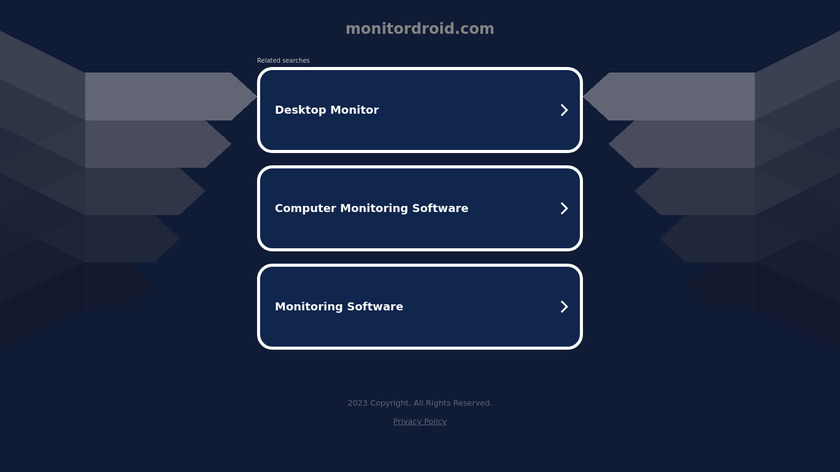 Monitordroid Landing Page