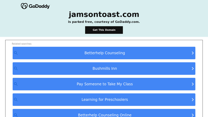 Jams On Toast Landing Page
