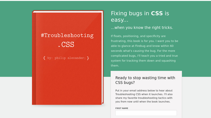 Troubleshooting CSS Landing Page