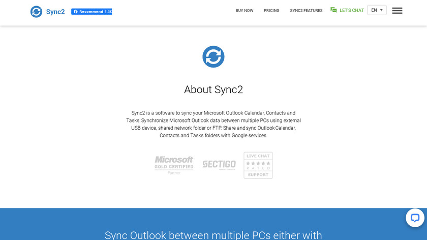 Sync2 Landing Page