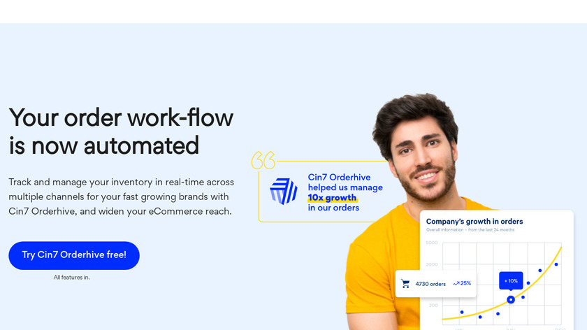 Orderhive Landing Page