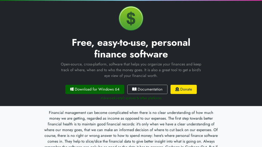 Money Manager Ex Landing Page