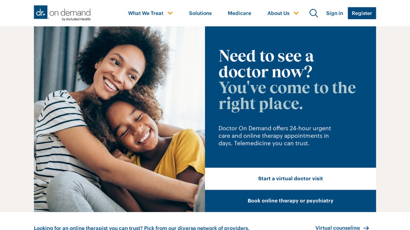Doctor On Demand Landing Page