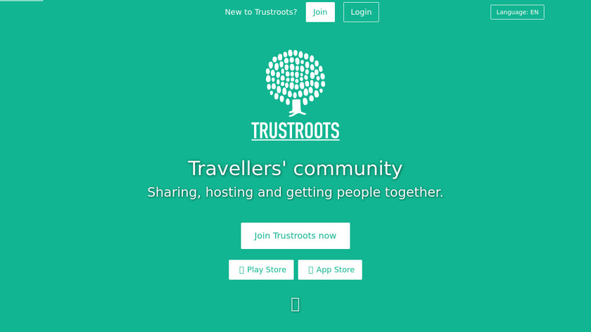 Trustroots Landing Page