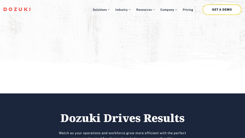 Dozuki Landing Page