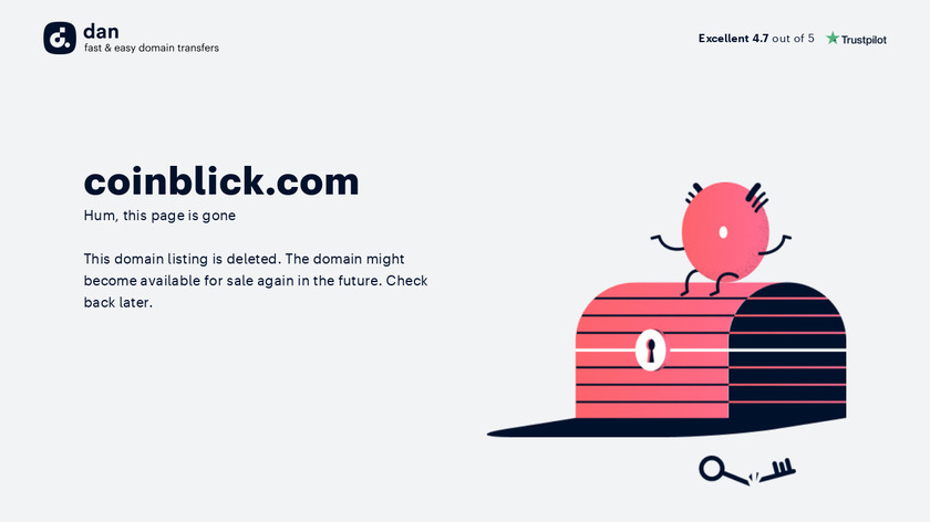 CoinBlick Landing Page