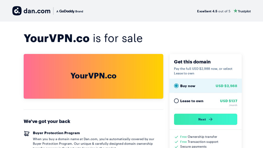 Your VPN Landing Page