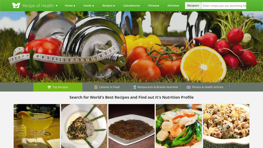 Recipe of Health Landing Page