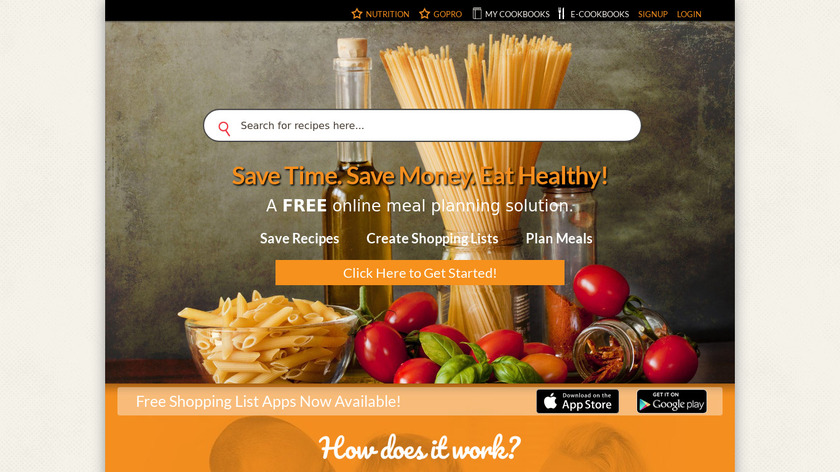 Meal Planner Pro Landing Page
