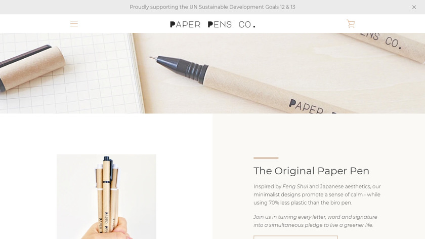 The Paper Pen Landing Page