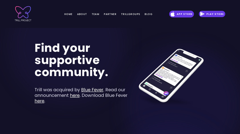 Trill Landing Page