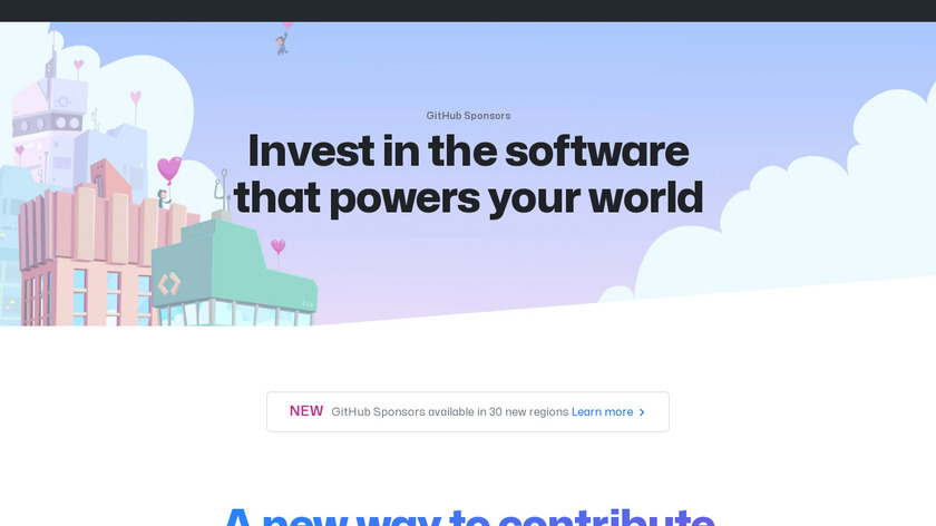 GitHub Sponsors Landing Page