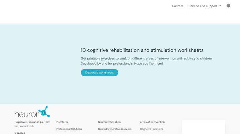 NeuronUP Landing Page
