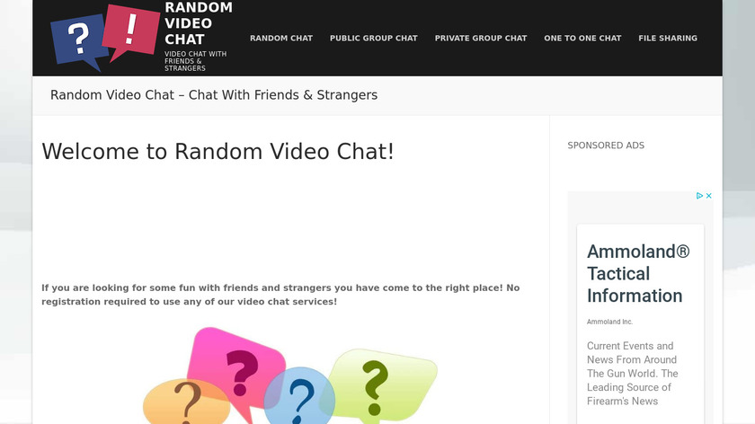 Registration chat random without Anonymous chat