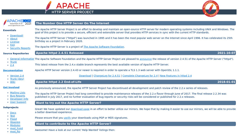 Apache HTTP Server Landing Page