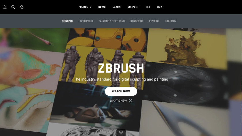 ZBrush Landing Page