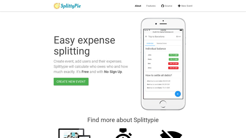 SplittyPie Landing Page
