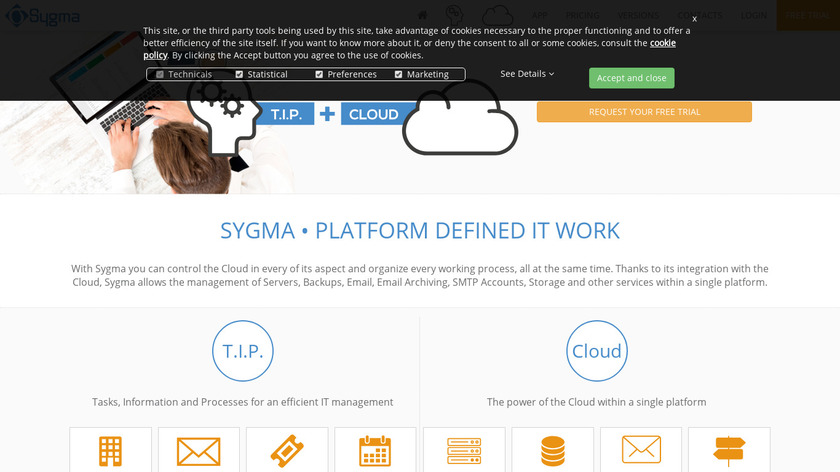 Sygma Landing Page