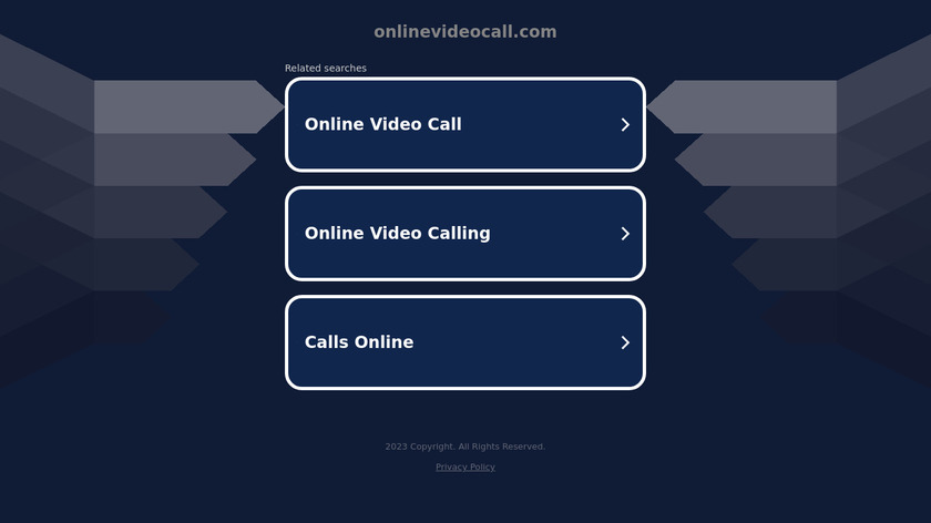 Online Video Call Landing Page