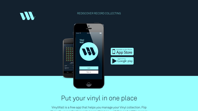 VinylWall Landing Page