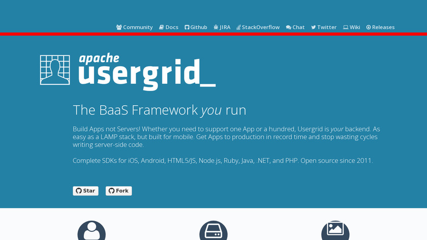 Apache UserGrid Landing Page