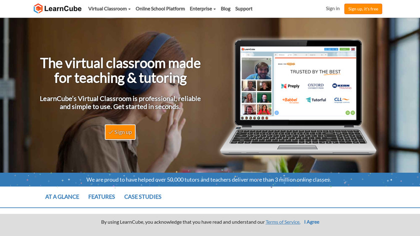LearnCube Landing Page