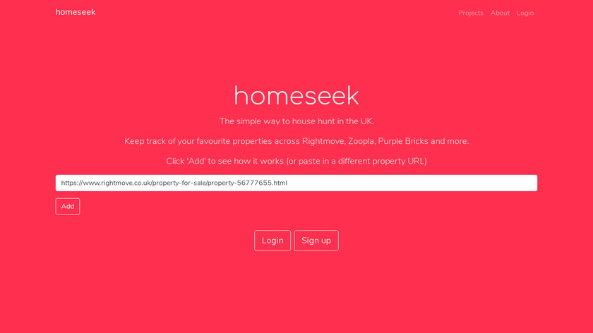Homeseek Landing Page