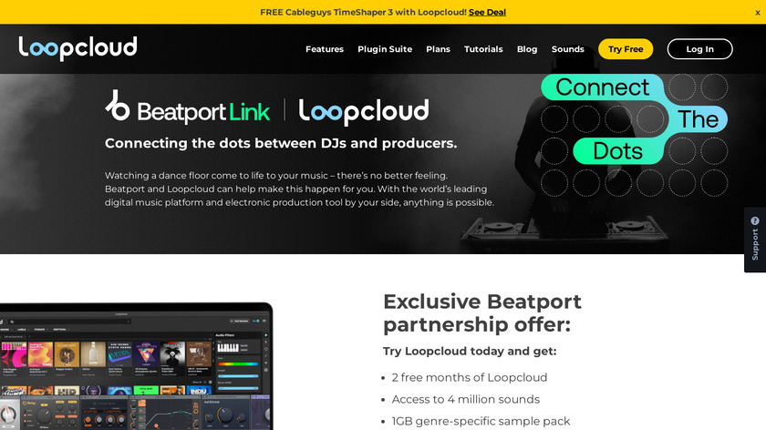 Sounds for DJs Landing Page
