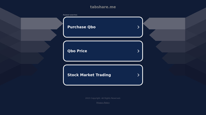 TabShare Landing Page