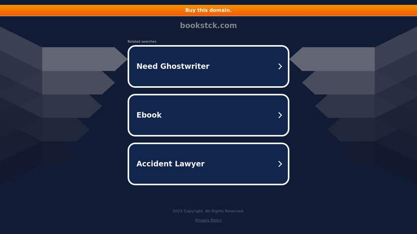 Bookstck Landing Page